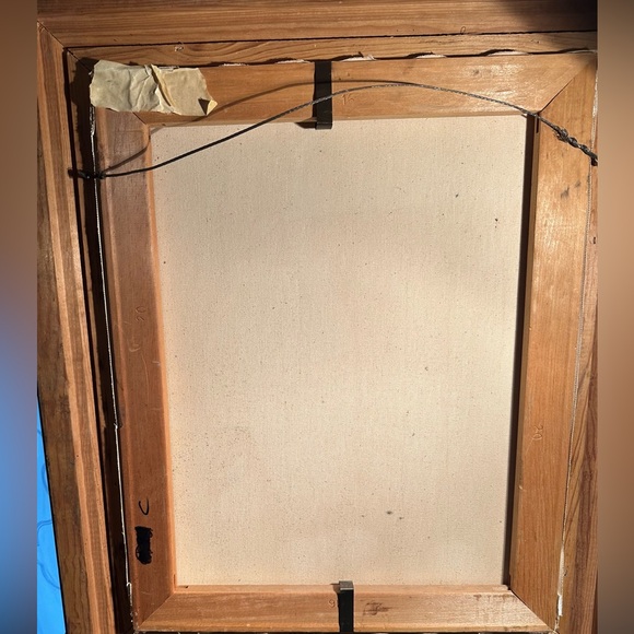 Still Life - Blue & White Churn - Eggs- Oil Painting - Signed - Original - Picture 7 of 8